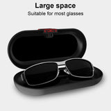 Maxbell Universal Car Glasses Case Automotive Accessories Sun Visor Black