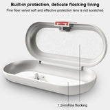 Maxbell Universal Car Glasses Case Automotive Accessories Sun Visor White