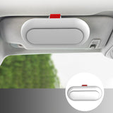 Maxbell Universal Car Glasses Case Automotive Accessories Sun Visor White