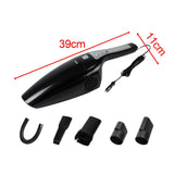 Maxbell Wired Car Vacuum Cleaner Corded Wet and Dry Use Auto Accessories Small Black