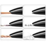 Maxbell Wired Car Vacuum Cleaner Corded Wet and Dry Use Auto Accessories Small Black