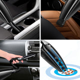 Maxbell Wired Car Vacuum Cleaner Corded Wet and Dry Use Auto Accessories Small Black