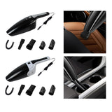 Maxbell Wired Car Vacuum Cleaner Corded Wet and Dry Use Auto Accessories Small Black