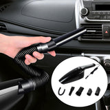 Maxbell Wired Car Vacuum Cleaner Corded Wet and Dry Use Auto Accessories Small Black