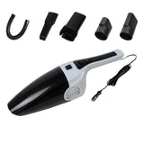 Maxbell Wired Car Vacuum Cleaner Corded Wet and Dry Use Auto Accessories Small White