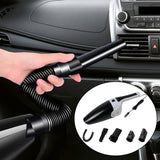 Maxbell Wired Car Vacuum Cleaner Corded Wet and Dry Use Auto Accessories Small White