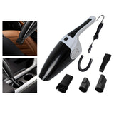 Maxbell Wired Car Vacuum Cleaner Corded Wet and Dry Use Auto Accessories Small White