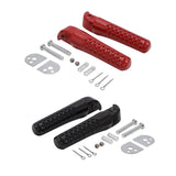 Maxbell 1 Pair Motorcycle Footrests CNC Aluminum Motorbike Durable for ct200U Black