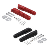 Maxbell 1 Pair Motorcycle Footrests CNC Aluminum Motorbike Durable for ct200U Black