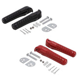 Maxbell 1 Pair Motorcycle Footrests CNC Aluminum Motorbike Durable for ct200U Black