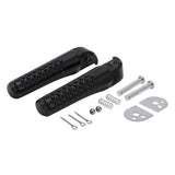 Maxbell 1 Pair Motorcycle Footrests CNC Aluminum Motorbike Durable for ct200U Black