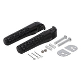 Maxbell 1 Pair Motorcycle Footrests CNC Aluminum Motorbike Durable for ct200U Black