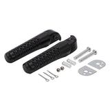 Maxbell 1 Pair Motorcycle Footrests CNC Aluminum Motorbike Durable for ct200U Black