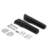 Maxbell 1 Pair Motorcycle Footrests CNC Aluminum Motorbike Durable for ct200U Black