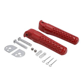 Maxbell 1 Pair Motorcycle Footrests CNC Aluminum Motorbike Durable for ct200U Red