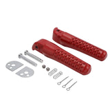 Maxbell 1 Pair Motorcycle Footrests CNC Aluminum Motorbike Durable for ct200U Red