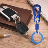 Maxbell Fashion Car Keyrings Men metal Decoration Waist Belt Buckle Pendant Dark blue
