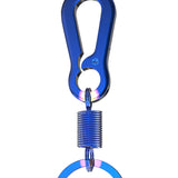 Maxbell Fashion Car Keyrings Men metal Decoration Waist Belt Buckle Pendant Dark blue