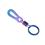 Maxbell Fashion Car Keyrings Men metal Decoration Waist Belt Buckle Pendant Light blue