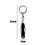 Maxbell Anti Static Key Chain Human Body Car Static Releaser for Daily Use Black