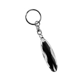 Maxbell Anti Static Key Chain Human Body Car Static Releaser for Daily Use Black