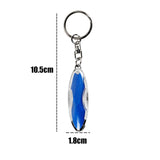 Maxbell Anti Static Key Chain Human Body Car Static Releaser for Daily Use Blue