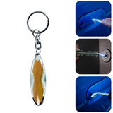 Maxbell Anti Static Key Chain Human Body Car Static Releaser for Daily Use Yellow