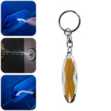 Maxbell Anti Static Key Chain Human Body Car Static Releaser for Daily Use Yellow