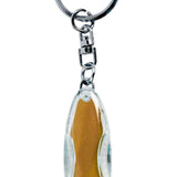 Maxbell Anti Static Key Chain Human Body Car Static Releaser for Daily Use Yellow