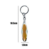 Maxbell Anti Static Key Chain Human Body Car Static Releaser for Daily Use Yellow