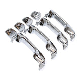Maxbell 4x Door Handles 69210-02081 with 4x Covers Replacement Left Right Accessory