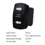 Maxbell Sturdy Rocker Switch with Terminals LED Switch for ATV Utility Vehicle on off LED