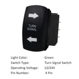 Maxbell Sturdy Rocker Switch with Terminals LED Switch for ATV Utility Vehicle Flasher Relay