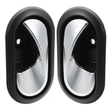 Maxbell 2 Pieces Car Interior Door Handle for Renault Logan Duster 2012-2016