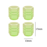 Maxbell 4x Dust Caps Easy to Install Decoration Tire Valve Stem Caps for SUV