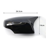 Maxbell 2 Pieces Rear View Mirror Cover Left and Right Side for Subaru 2012-18