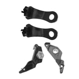 Maxbell 4 Pieces Auto Headlight Repair Kit Bracket Clip for BMW E60 E61 530i