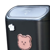 Maxbell Mini Trash Can Dustbin with Lid Garbage Can for Car Cabinet Bathroom Style A