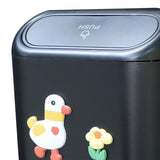 Maxbell Mini Trash Can Dustbin with Lid Garbage Can for Car Cabinet Bathroom Style B