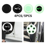 Maxbell Car Door Absorber Cushion Gasket Decorative Buffer Bumper Cushion 4x Black no Sign