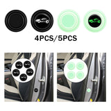 Maxbell Car Door Absorber Cushion Gasket Decorative Buffer Bumper Cushion 4x Black no Sign