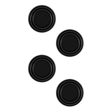 Maxbell Car Door Absorber Cushion Gasket Decorative Buffer Bumper Cushion 4x Black no Sign