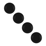 Maxbell Car Door Absorber Cushion Gasket Decorative Buffer Bumper Cushion 4x Black no Sign