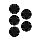 Maxbell Car Door Absorber Cushion Gasket Decorative Buffer Bumper Cushion 5x Black no Sign