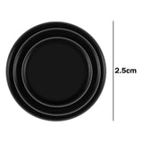 Maxbell Car Door Absorber Cushion Gasket Decorative Buffer Bumper Cushion 5x Black no Sign