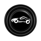 Maxbell Car Door Absorber Cushion Gasket Decorative Buffer Bumper Cushion 4x Black with Sign