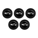 Maxbell Car Door Absorber Cushion Gasket Decorative Buffer Bumper Cushion 5x Black with Sign