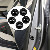 Maxbell Car Door Absorber Cushion Gasket Decorative Buffer Bumper Cushion 5x Black with Sign