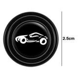 Maxbell Car Door Absorber Cushion Gasket Decorative Buffer Bumper Cushion 5x Black with Sign