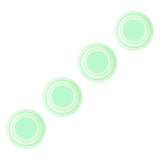 Maxbell Car Door Absorber Cushion Gasket Decorative Buffer Bumper Cushion 4x Luminous no Sign